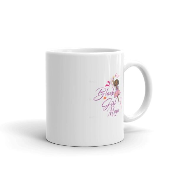 White glossy mug